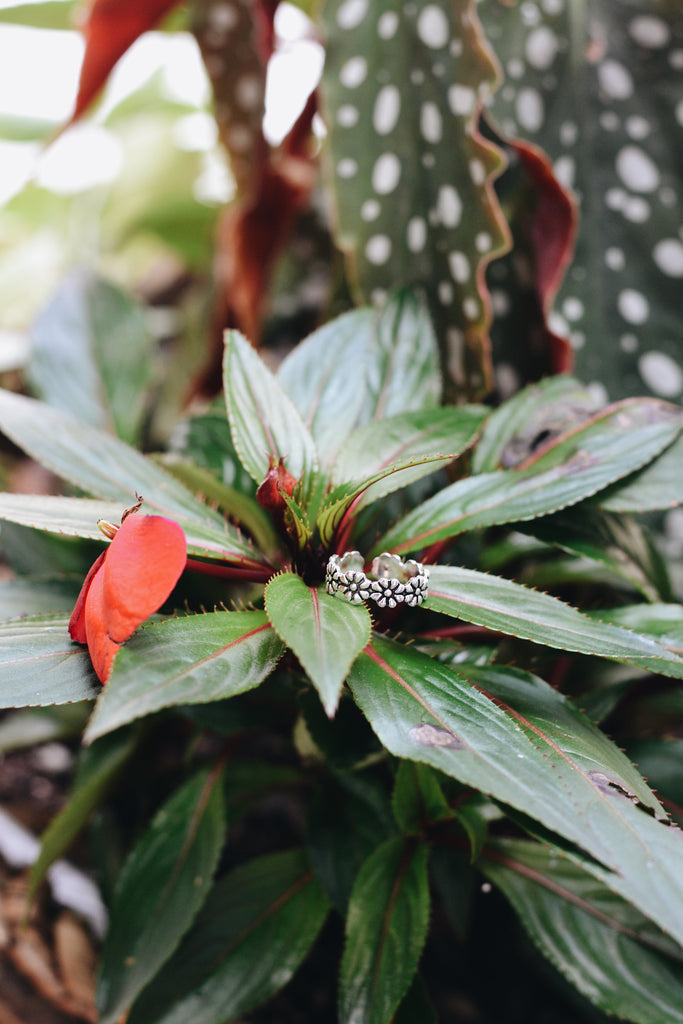 Floral Toe Ring