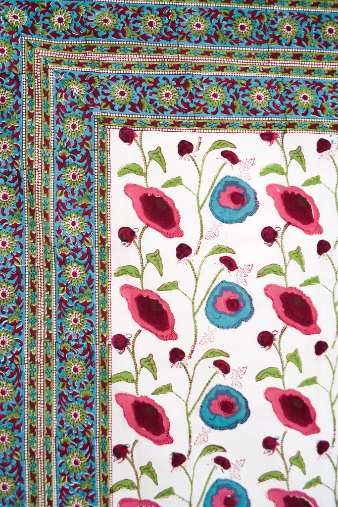 Floral Printed Tapestry