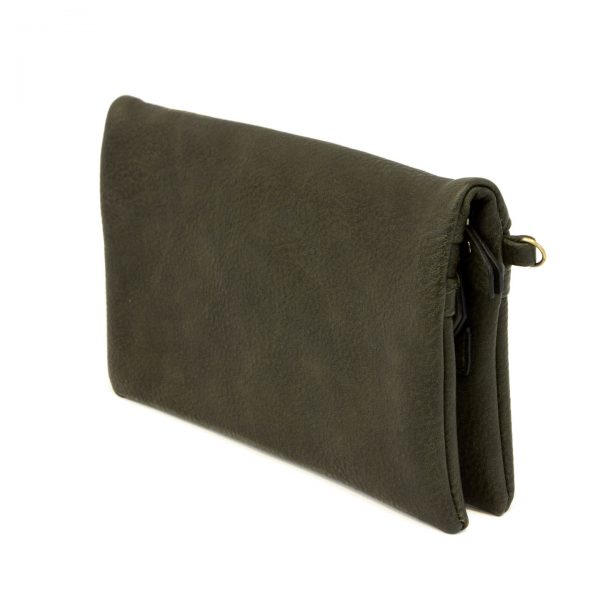 Olive Crossbody Clutch